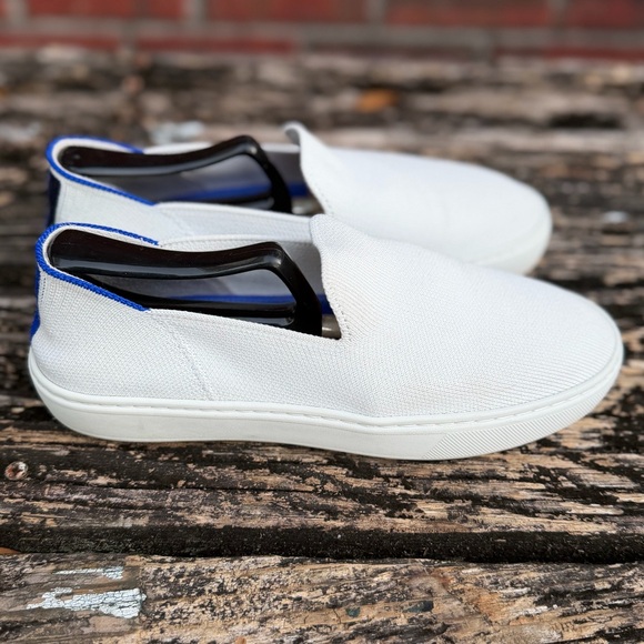 Rothy's The Original Slip On Women’s Bright White Size 6.5 Knit Sneaker M2 - Picture 8 of 15